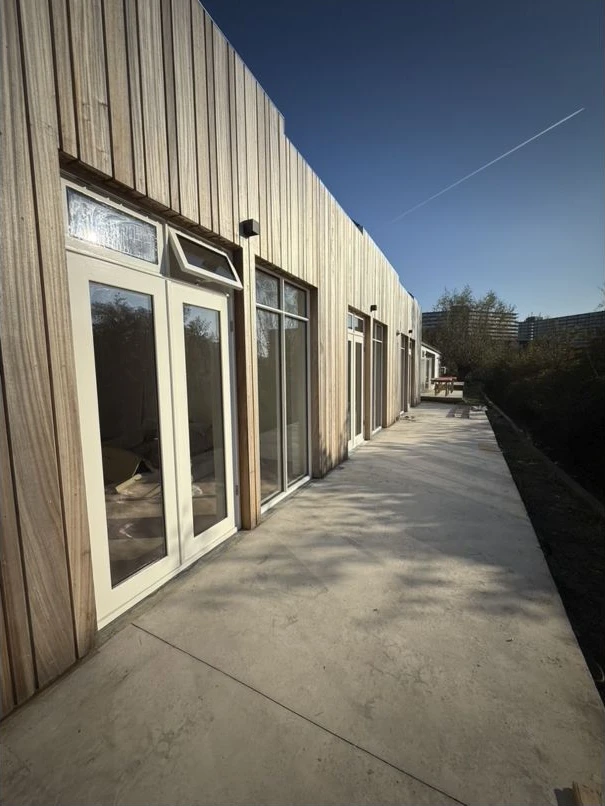 Houten gevelbekleding